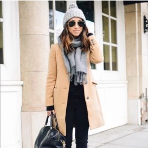 J.Crew Camel Wool Coat size 0